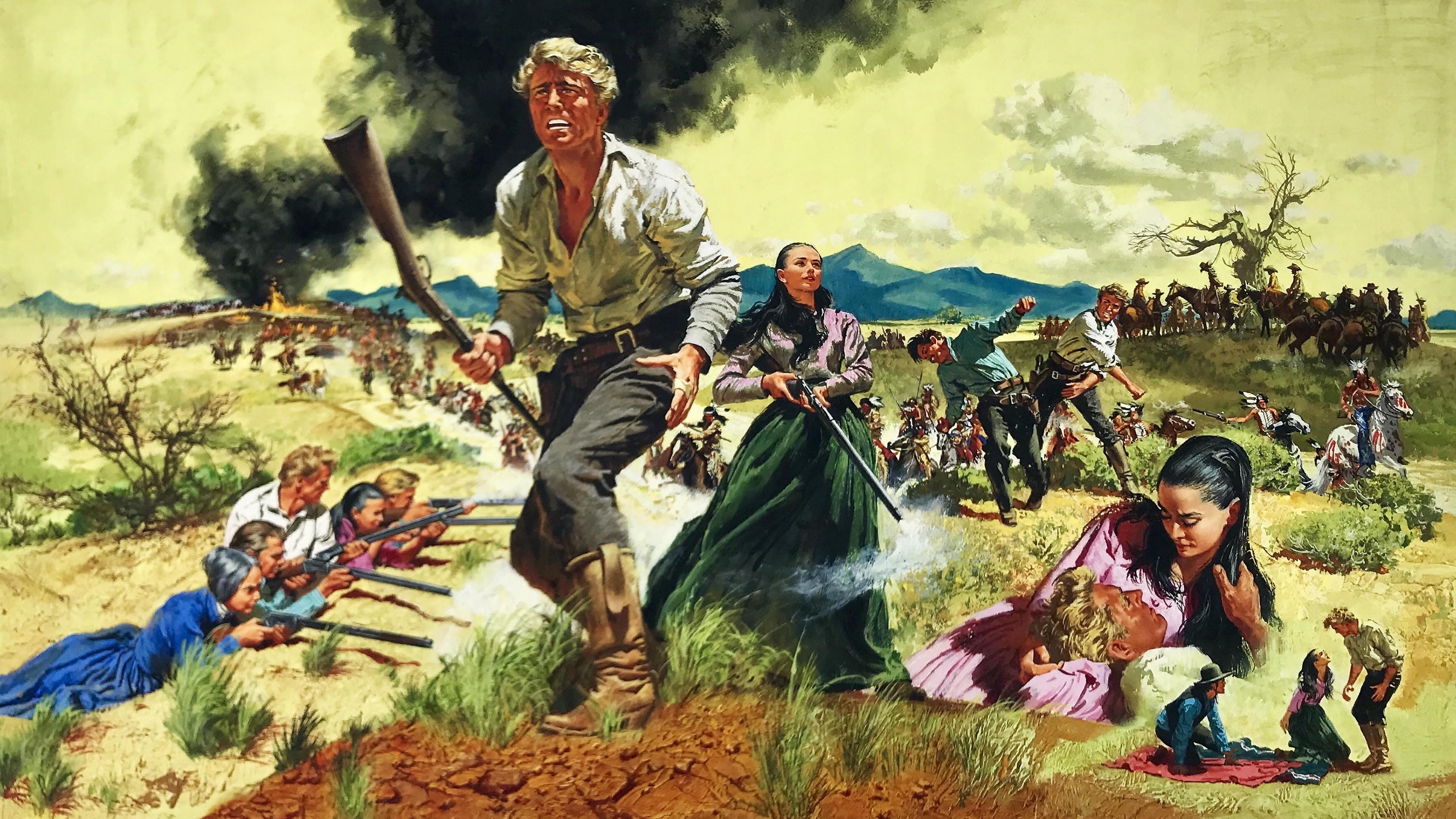 The Unforgiven 1960 movie scene