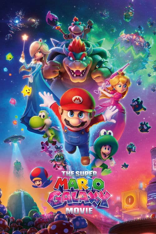 The Super Mario Galaxy Movie 2026 official movie poster