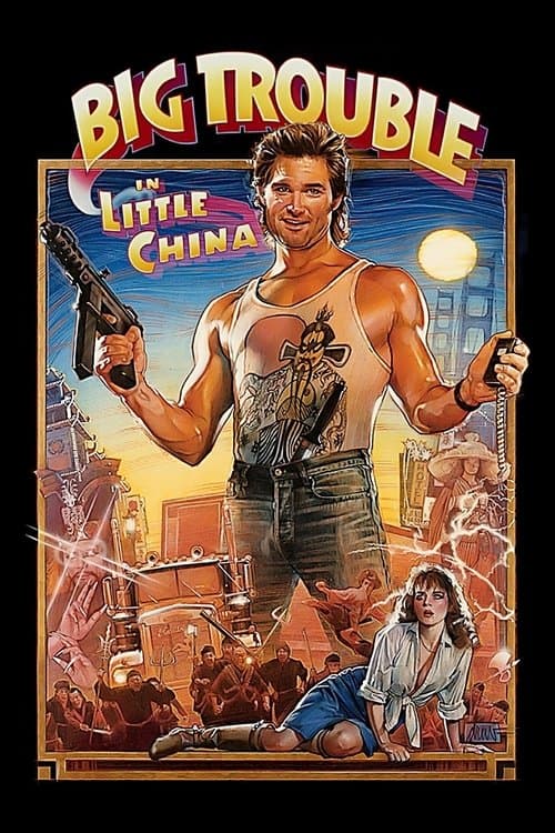 Big Trouble in Little China 1986 official movie poster