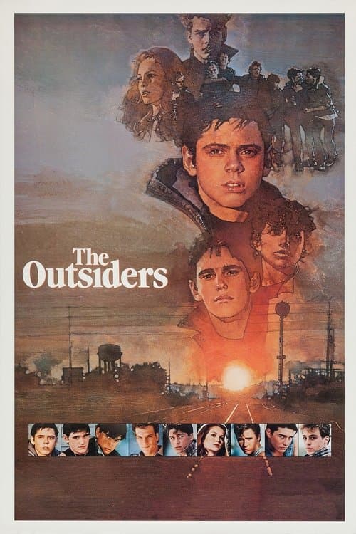 The Outsiders 1983 official movie poster