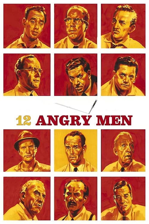 12 Angry Men 1957 official movie poster